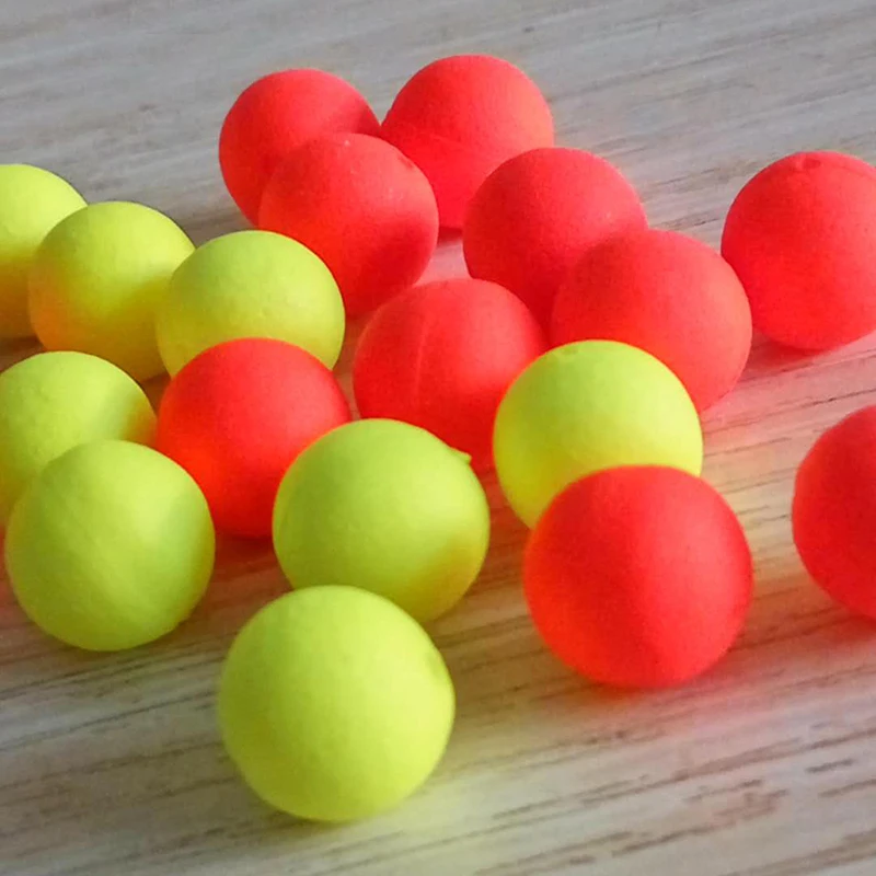 100pcs 20mm 15mm 12mm Eps Foam Fishing Float Hard Buoyancy Ball Float