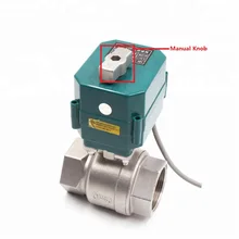 С ручным управлением CTF-001 10nm CR01 CR02 CR03 CR04 AC220V ACDC9-24V DN32 DN40 DN50 BSP NPT мама моторизованный SS304 шаровой клапан