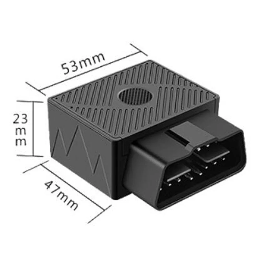 Мини Plug Play OBD2 OBD 16 PIN Автомобильный GPS трекер локатор с веб системой управления
