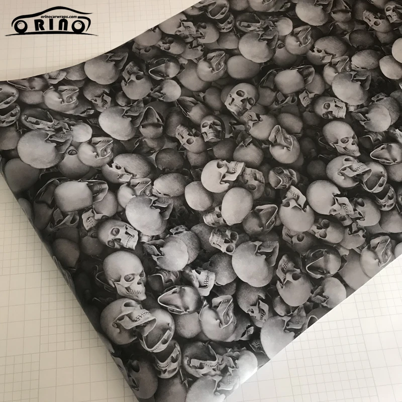 Skull Car Sticker Wrap Decal-5