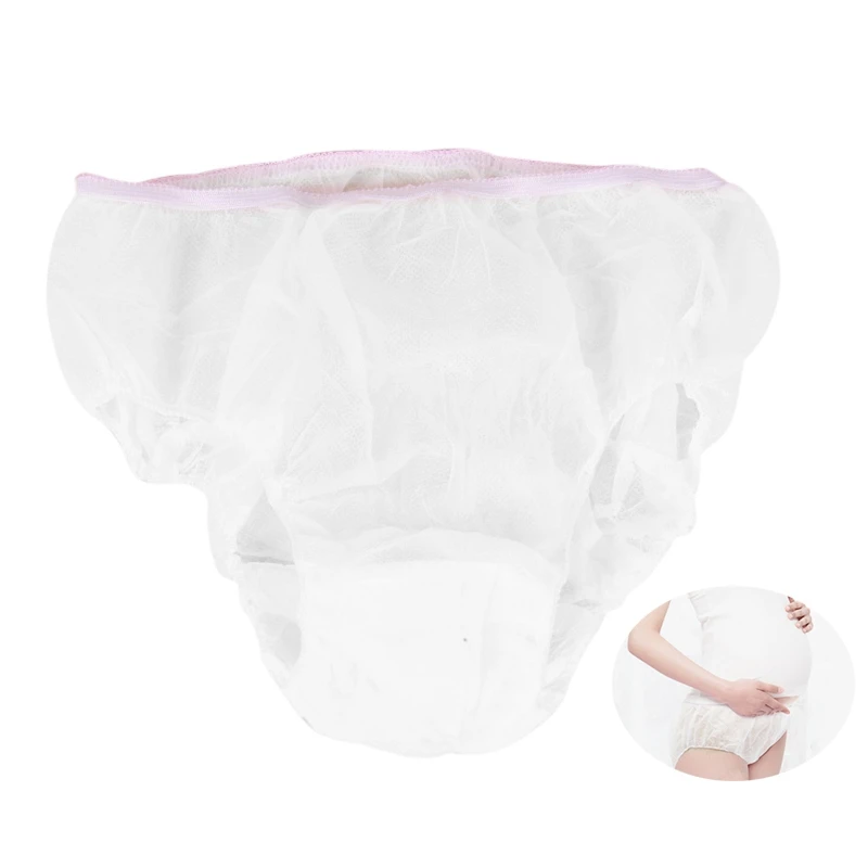 4pcs Cotton Maternity Panties Portable Women Travel Briefs Maternity Underwear Disposable Women Underwear Pregnancy Underpanties