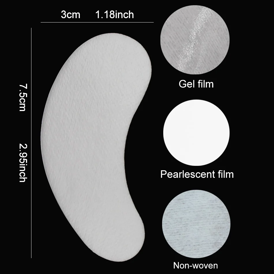 200 пар, белые накладки для глаз, одноразовые бумажные накладки для наращивания ресниц наращивание ресниц, накладки для глаз, косметические обертки, инструменты