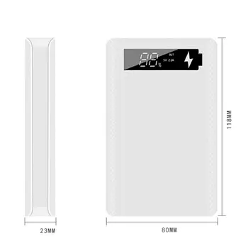 

LCD Display DIY 5x18650 Battery Case Power Bank Shell Charger Box Accessories LX9B