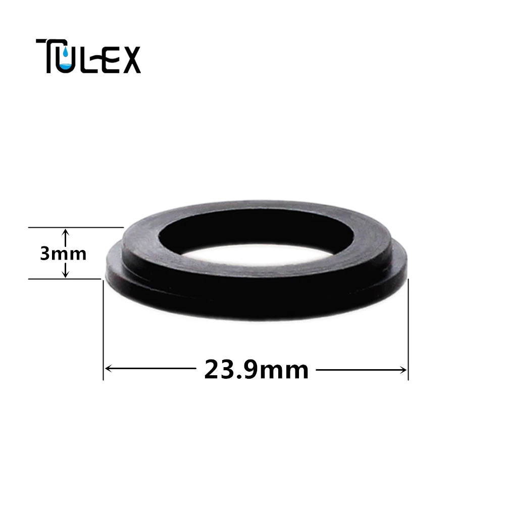 TULEX 100 шт. 23 мм резиновая шайба прокладка пластиковое уплотнительное кольцо плоское кольцо для аксессуаров ванной комнаты крепление на кран для кухни