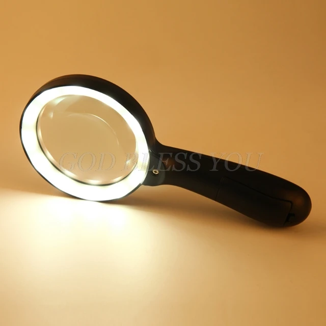 뜨거운 판매 LED 독서 안경 Glass-10X 휴대용 독서 안경 노인 선물