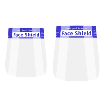

Safety Clear Face Shield Screen Mask Protection Anti-fog Anti-Droplet Prevent Saliva Splash Oil Splash Proof Full Face Cover
