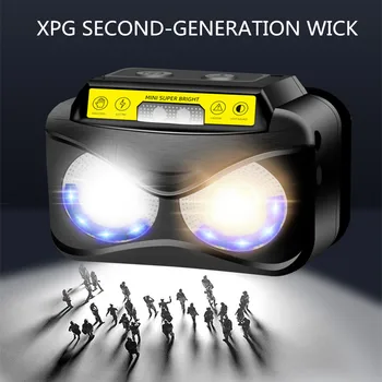 

Upgraded LED HeadLamps Sensor Rechargeable Headlight Flashlight Torch Portable lantern for Running Camping Fishing Cycling