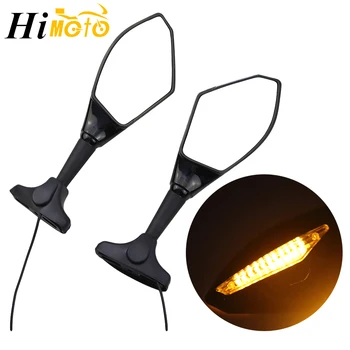 

A Pair Motorcycle LED Turn Signals Rear View Side Mirror For Honda CBR600 F1/F2/F3/F4/F4i CBR600RR CBR900/929 CBR900RR CBR1000RR