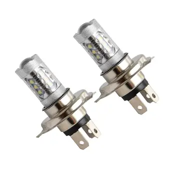 

NICECNC 80W 16PCS C-Ree LEDs Head Lights Bulbs Headlight Lamp For Polaris Snowmobiles 2PCS/Set Bulbs Replacement Parts