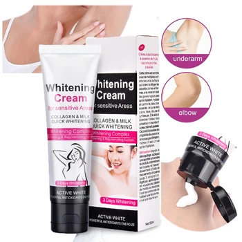 

Armpit Whitening Cream Skin Lightening Bleaching Cream For Underarm Dark Skin Legs Knees Whitening Intimate Body Lotion
