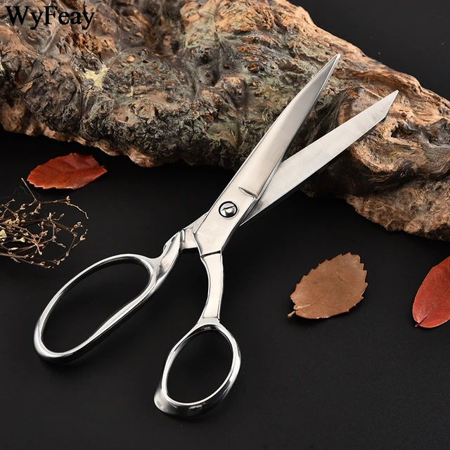 8 Inch Stainless Steel Sewing Special Large Scissors Professional Clothing  Cutter Shear Tailor Scissors for Fabric Leather DIY - AliExpress