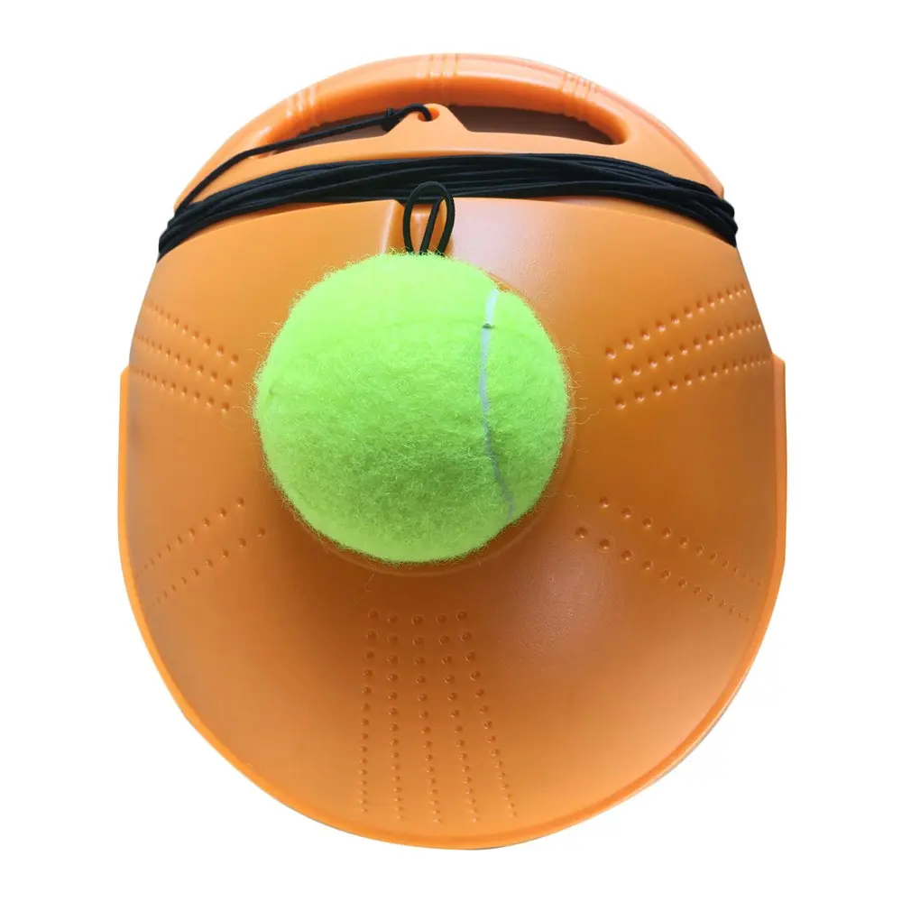

2018 Tennis Ball Back Base Trainer Set with Long Rubber Elastic Rope Band for Single Person Practice Tennis Trainer Aids