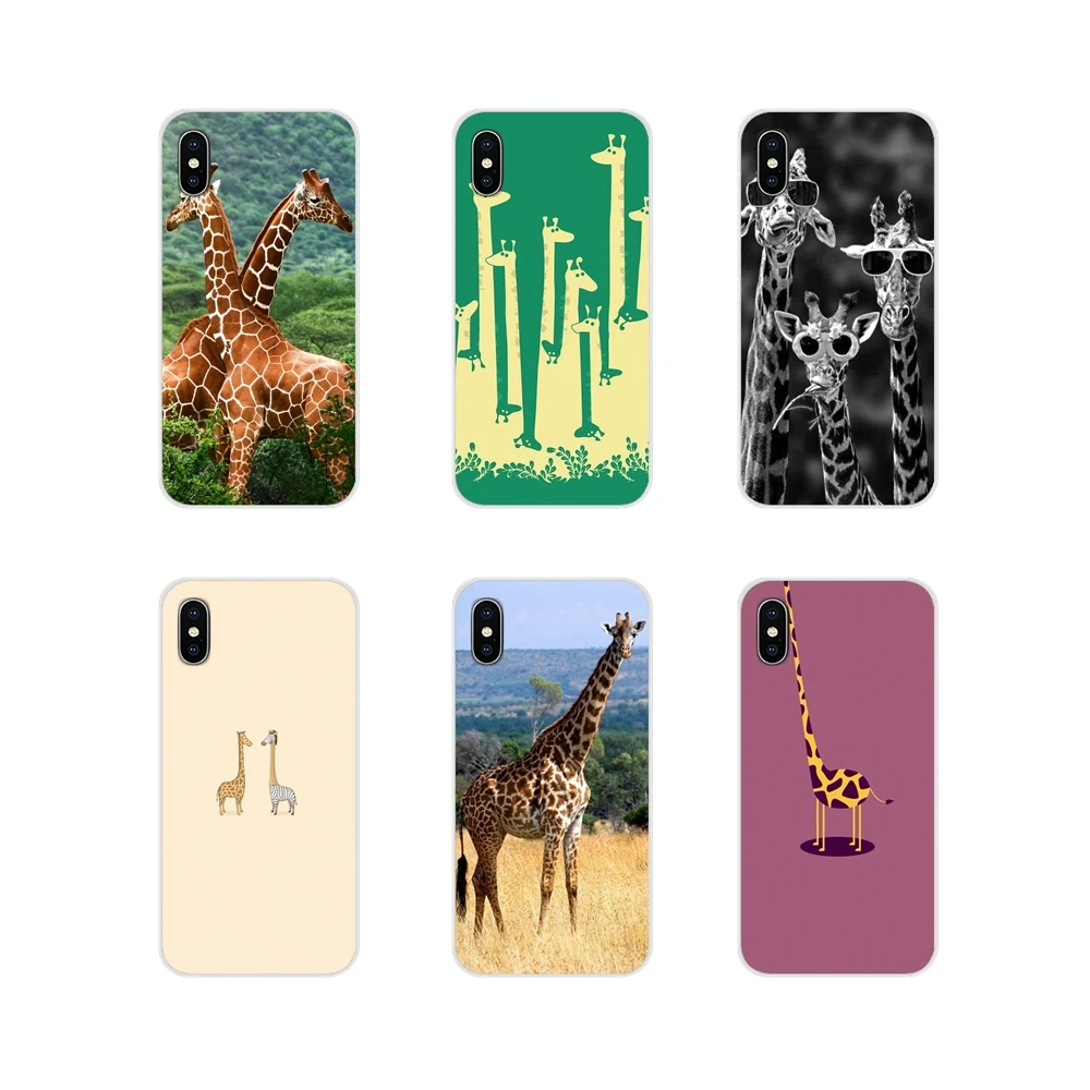 Для Motorola Moto x4 E4 E5 G5 G5S G6 Z Z2 Z3 G G2 G3 C Play Plus красочный жираф со стеклянными