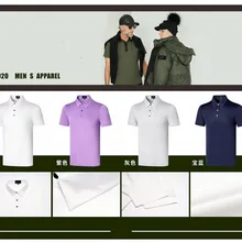 Q Мужская спортивная одежда для гольфа Повседневная дышащая футболка с коротким рукавом S-XXL одежда для гольфа