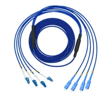 

300Metres Fiber Optic Patch Cord Armored Jumper LC-LC LC-FC LC-SC LC-ST SC-SC FC-FC ST-ST SingleMode 4Cores Anti-Rodent Pigtail