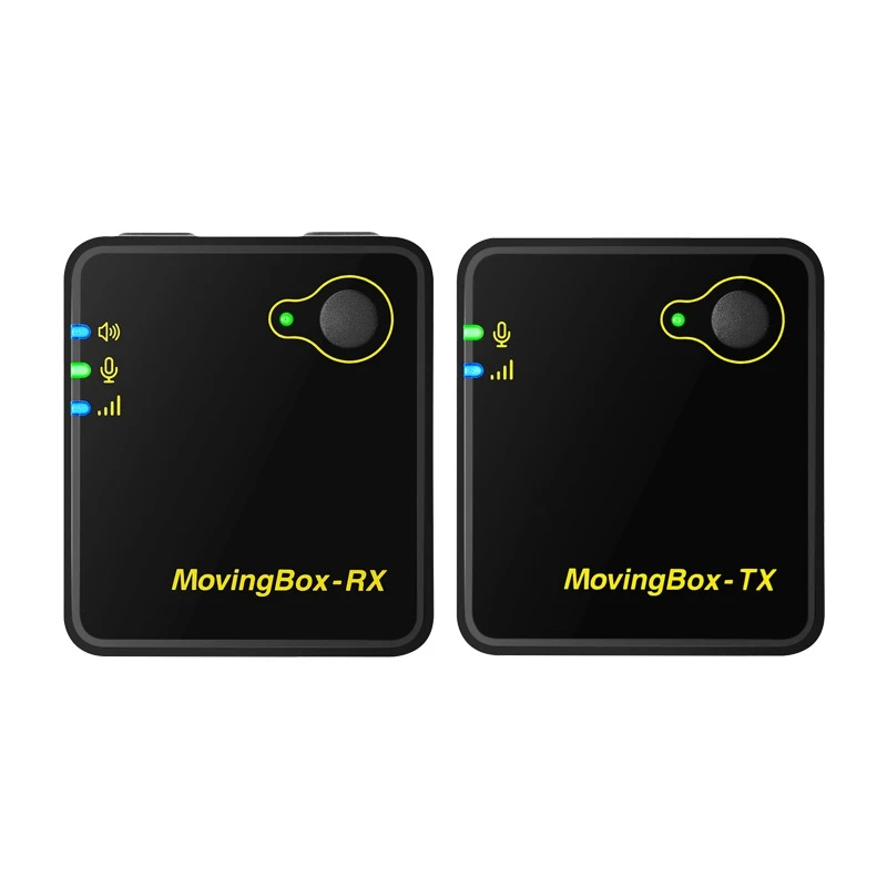 Movingmic Wireless Lavalier Microphone 2 Channels