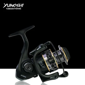 

YUMOSHIXC 1000-7000 Fishing Reel EVA Handle Gapless Metal Spool Carp Bait Casting Feeder Super Power Bass Pike Spinning Reels