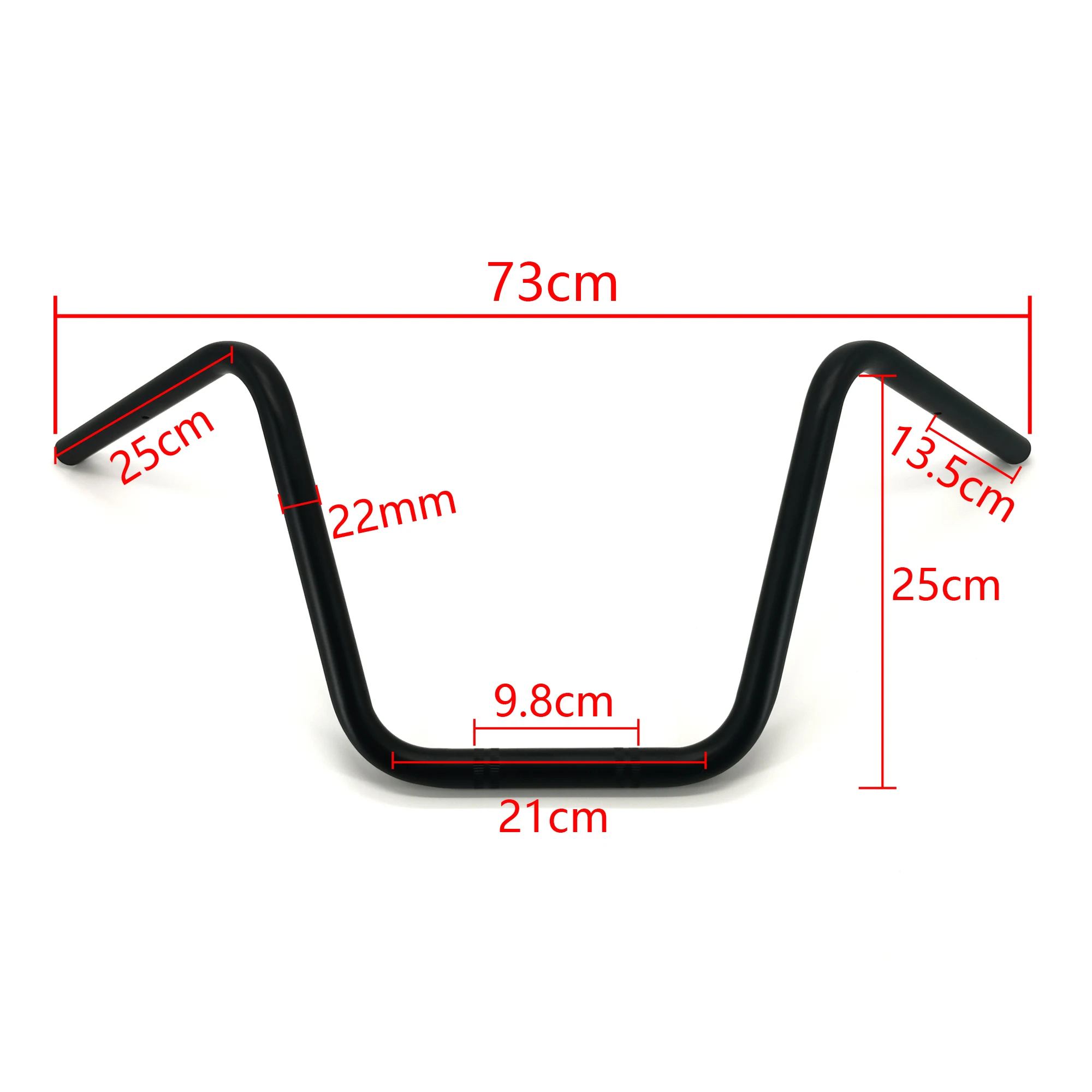 Motorcycle Handlebar 22mm Super High Motorbike Scooter Handle Bars Retro Bike Bobber Chopper Cruiser Dyna Softail Steering Wheel