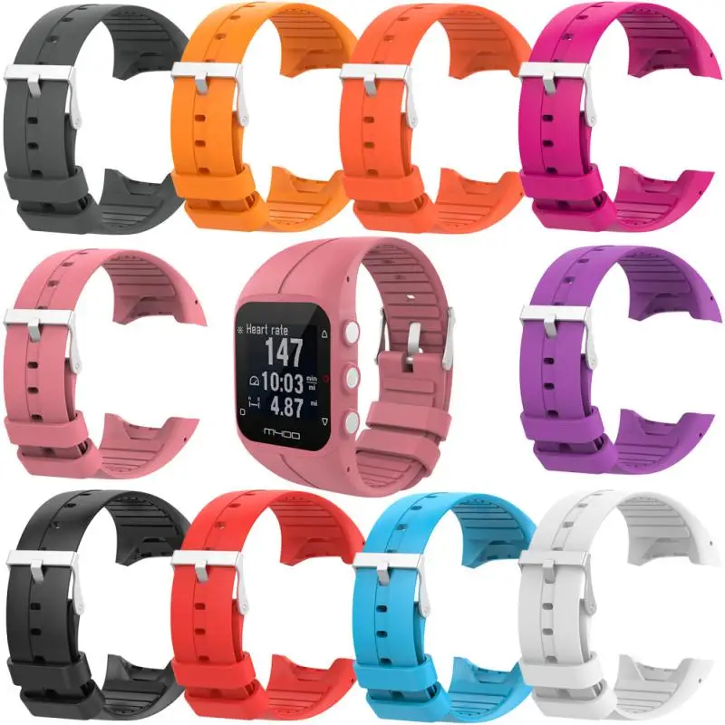 Colorful Replacement Watch Strap For Polar M430 GPS Running Smart Watch Silicone sport Wrist Band For Polar M400 Accessories