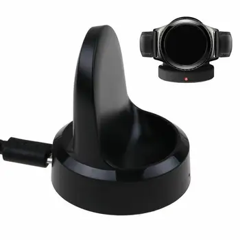 

Wireless Charging Dock For Gear S3 With Light Charger Galaxy R732 S7 Charging For Samsung S3 Station Magnetic USB R720 Gear J5D7