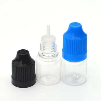

2500pcs Empty 3ml Plastic Bottles With Childproof Cap For mall Eye Dropper E-liquid Needle Bottle