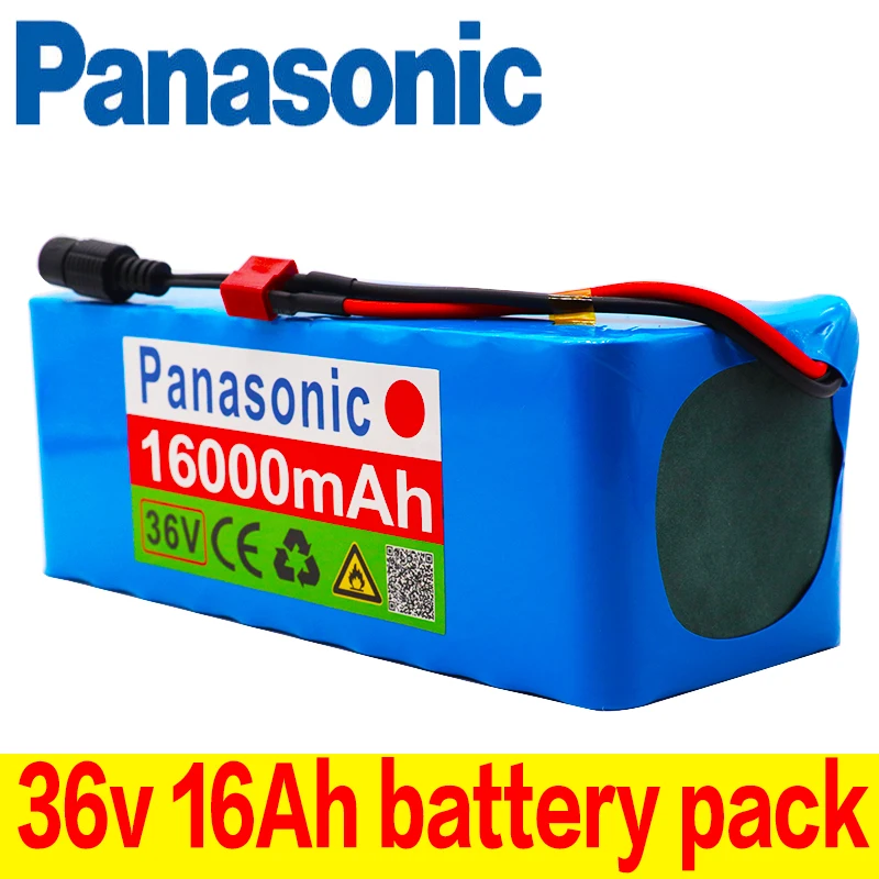 Оригинальный аккумулятор Panasonic 36V 10S4P 16Ah 36v 18650 500W 42V 16000mAh для электровелосипед