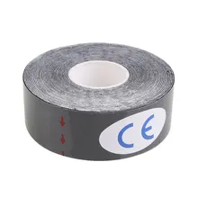 Водонепроницаемая Спортивная эластичная клейкая мышечная повязка для ухода, хлопковая лента 2,5 см x 5 м