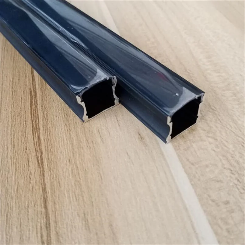 

2m/pcs Hot Sale 17x15mm Surface Mounted Aluminium Profile Led Strip Light Led Channel with optical lens For Strips