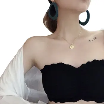 

Thread Cotton Beautiful Back Underwear Women'S Word Round Tube Top Wrap Chest Back Buckle Non-Wired Bra No Rims Bra women