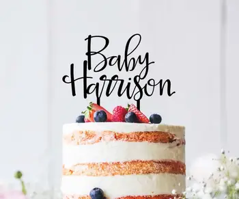 

Personalised Baby Shower Cake Topper Style - Custom Cake Toppers