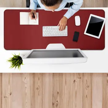 

ZORESYN 110cmx50cm Mouse Pad XXL Large over size Gaming Mousepad Office Simple Desk table Keyboard Big Mat Red For gamer,office
