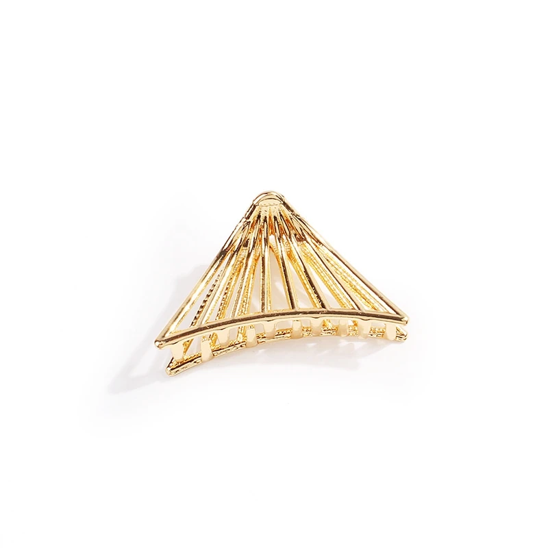 6 9 Styles Geometric Hair Claw For Women Girls Clamps Hair Crab Metal Gold Hair Clip Claw Accessories Hairpins Ornament - Цвет: 6
