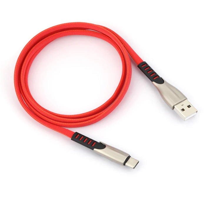 Провод для быстрой зарядки Micro USB кабель для передачи данных и зарядки type C вязаный кабель для смартфонов и сотовых телефонов PUO88