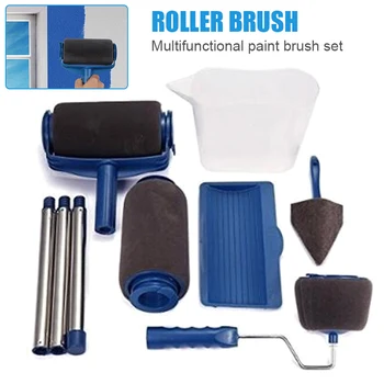 

Paint Roller Brush Kit House Paint Rollers Multifunctional Paint Brush Set