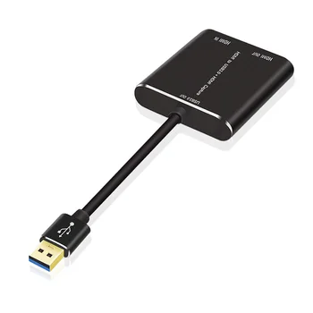 

Teaching Portable Plug And Play Audio Grabber Video Card Computer Components Metal HD 1080P HDMI To USB3.0 Game Recording