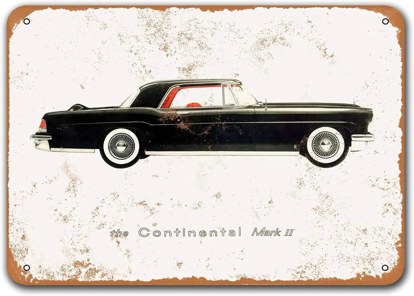1956 Lincoln Continental Mark II винтажные автомобильные жестяные знаки Sisoso металлические