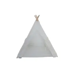 Милая палатка-Типи Love tree для домашних животных, для улицы, для собак и кошек, 4 угла, белое кружево