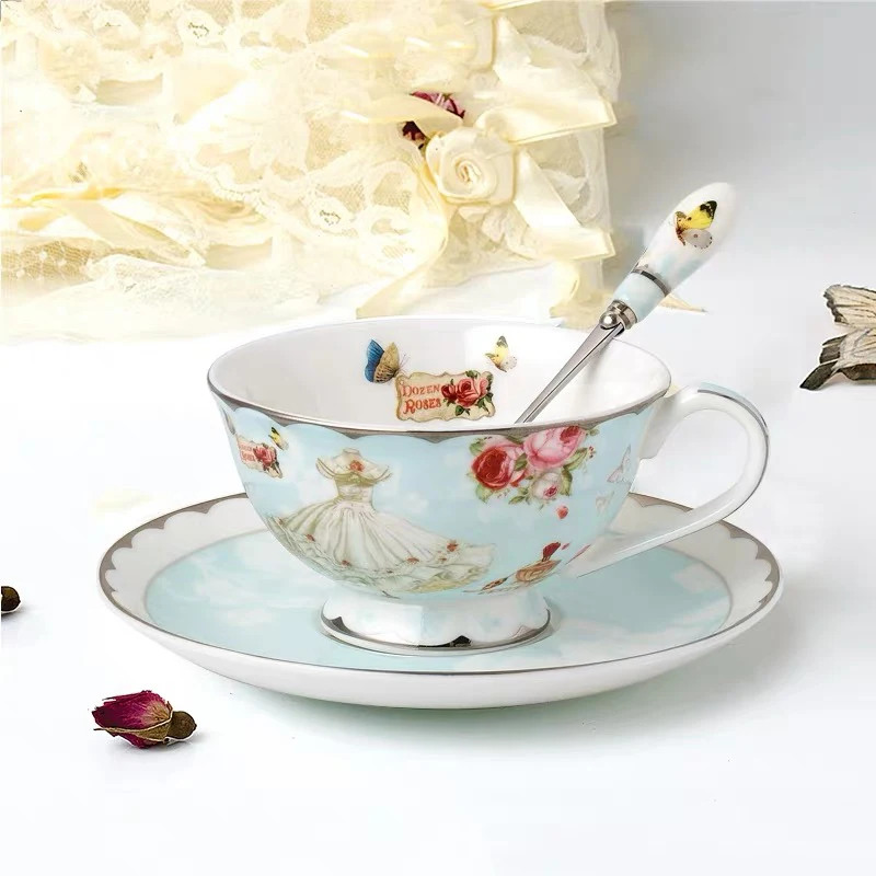Комплект для кофе Luxruy Bone China Европейский комплект чая британский фарфоровый