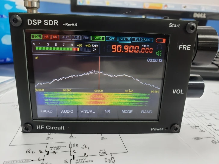 HIFI high sound quality 50K-200MHz Malachite SDR Radio DSP SDR HAM Receiver 2