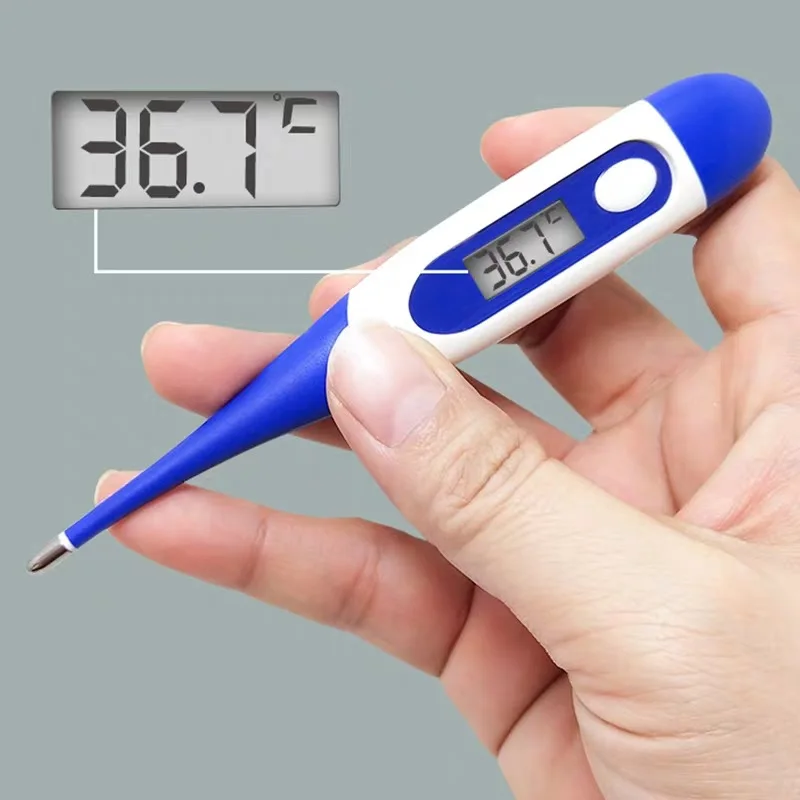 Digital LCD Heating Oral Baby Thermometer Tools Kid Child Temperature Measurement Electronic Clinical Home for Fever | Дом и сад