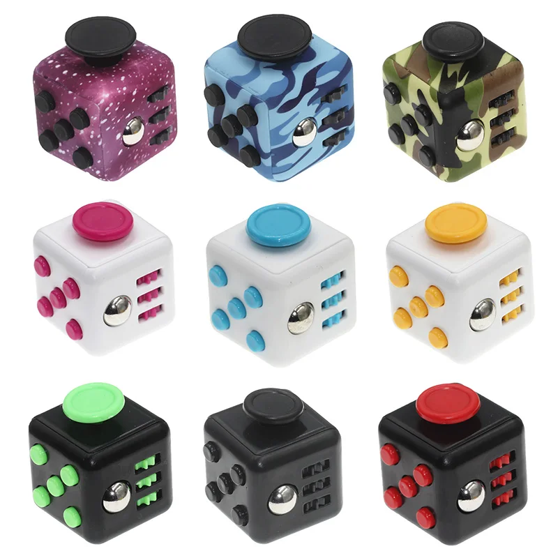 

Unique Anti Stress Cube and Anxiety Relieve Improve Focus Sensory Fidget Antistress Toy Autism Toys Perfect Gift for Kids Adults