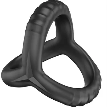 Men's Masturbator Silicone Penis Cock Sexy Dual Dick Enlarger Ring for Couples Lover Sex Toys to Men Time Delay Ejaculation 6