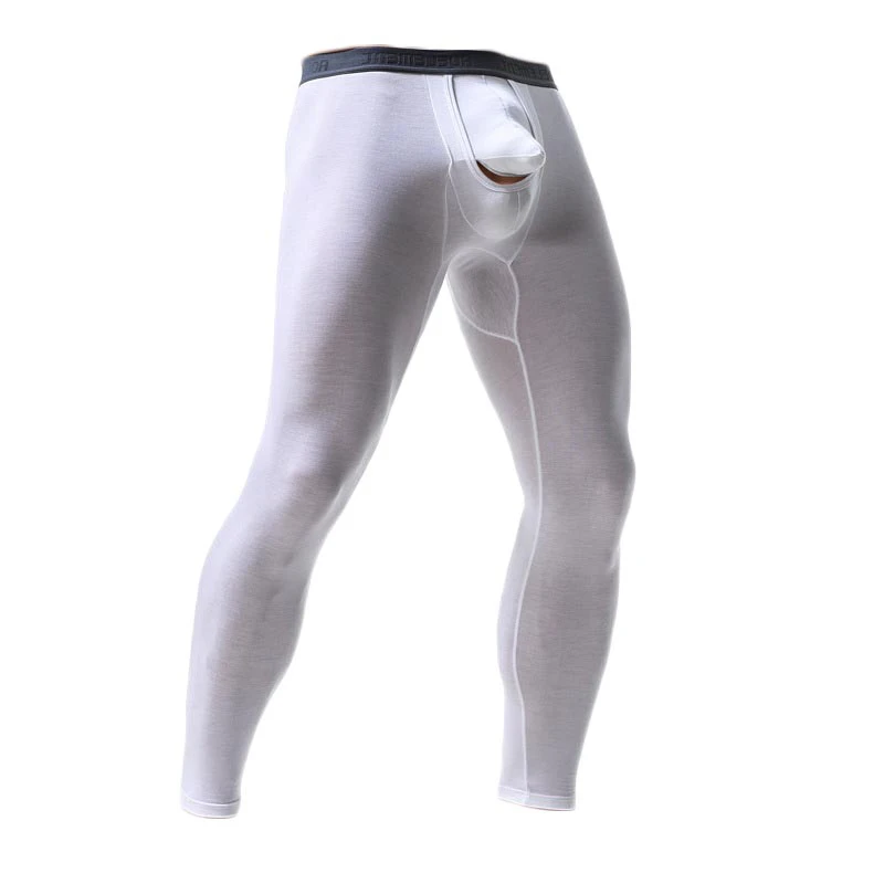 Men Johns Thin Skinny Leggings Winter 