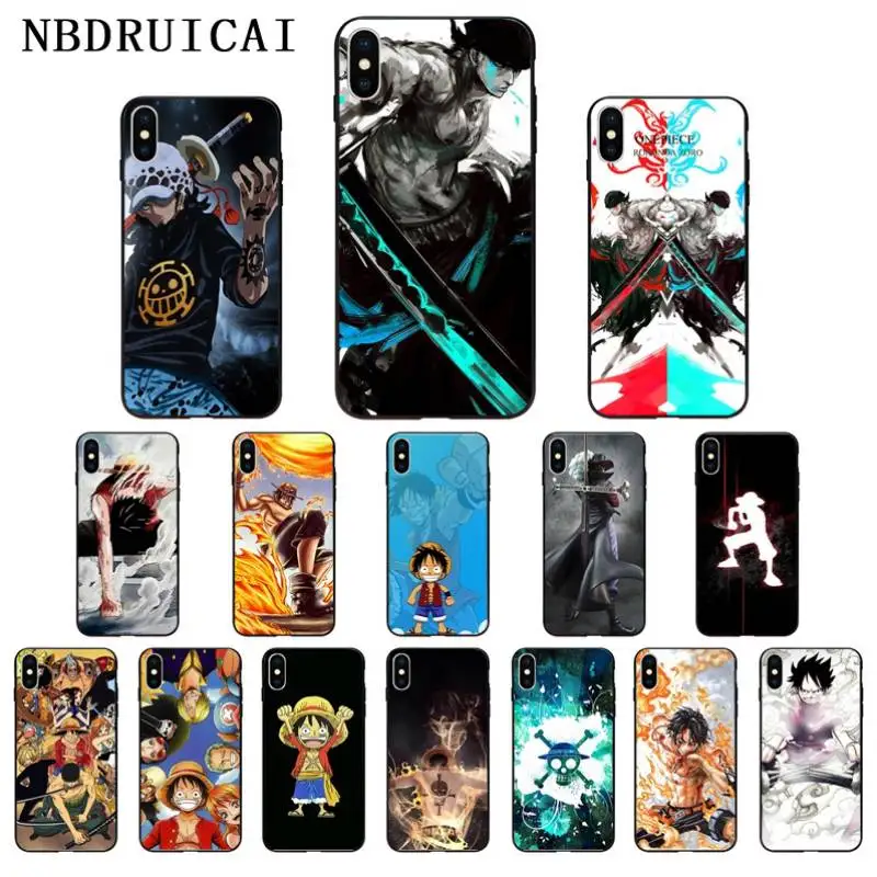 

NBDRUICAI Anime One-piece High Quality Silicone Phone Case for iPhone 11 pro XS MAX 8 7 6 6S Plus X 5 5S SE XR case