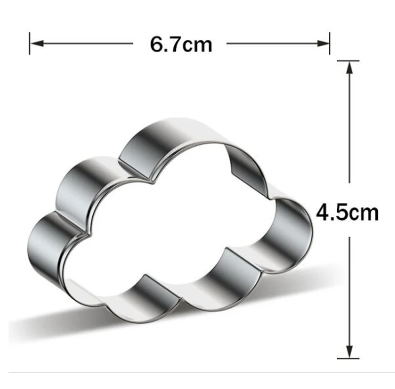 Cookie Cutters Cake Mold Clouds Metal Cookie Cutter Baking Molds Fondant Cake Decorating Pastry Tool Patisserie Biscuit Artesanato