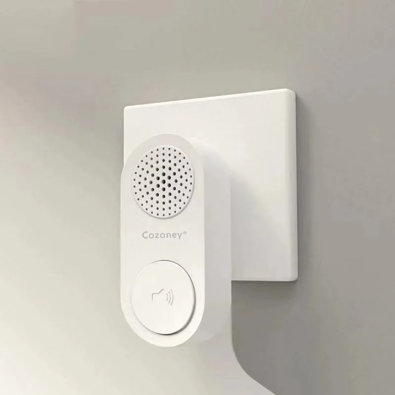 Cozoney Home Security Welcome Wireless Doorbell 180 Meter Remote Smart Chimes Doorbell Alarm 32 Tunes 3 Years BatteryLife
