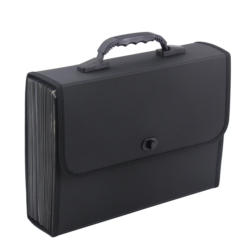 

26 Pockets Expanding File Folder Organizer Briefcase Waterproof Business Filing Box with Handle Office Supply