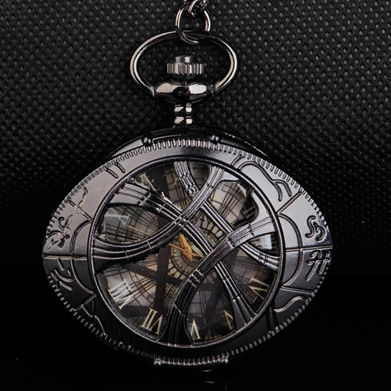 Винтаж Ретро черных кругов под глазами Agamotto круглый чехол Форма кварцевые