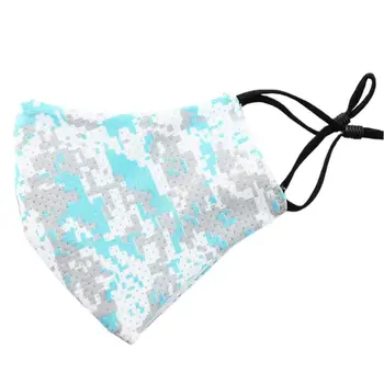 

2020 New Unisex Breathable Ice Silk Mouth Mask Camouflage Adjustable Reusable Face Cover