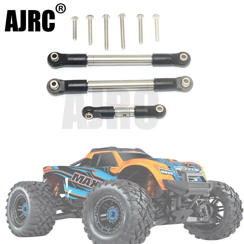 TRAXXAS 1/10 MAXX 89076 4 регулируемое рулевое управление из нержавеющей стали с